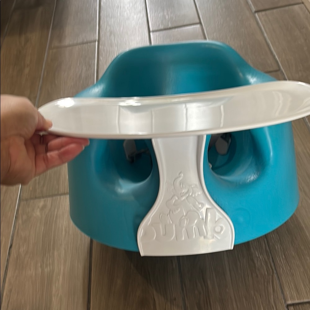 Blue Baby Seat with Tray - Picture 2 of 3